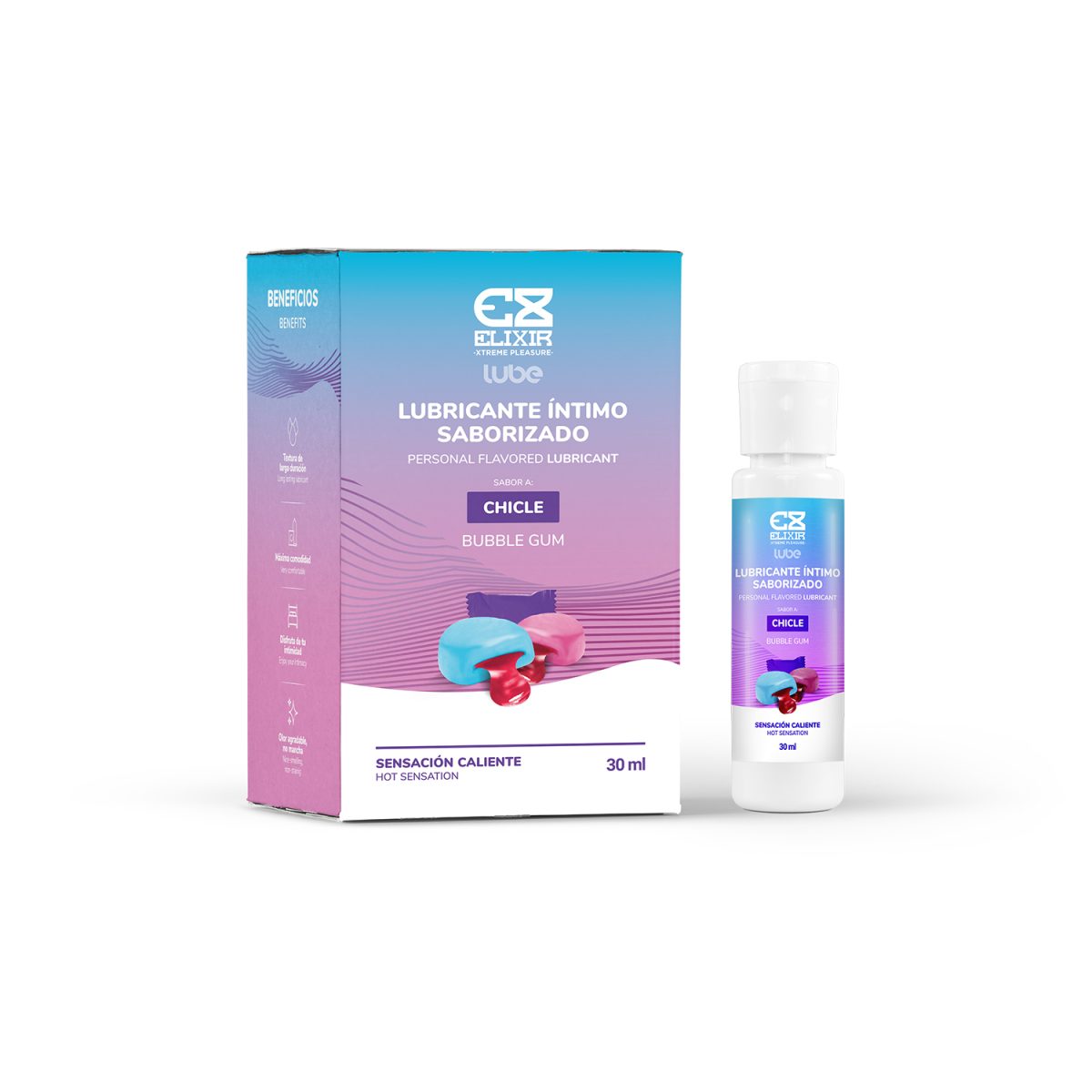 Lubricante Intimo chicle 30 ml Elixir
