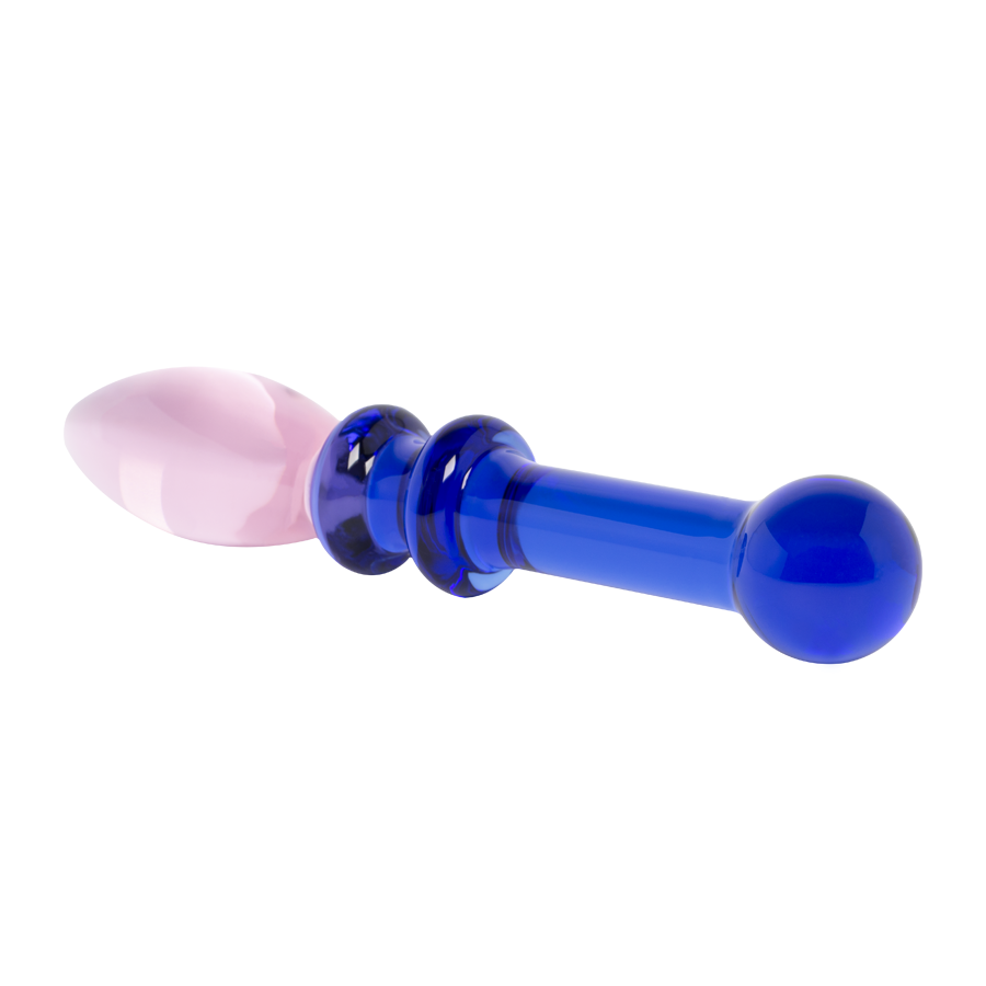 Dildo de Vidrio Crystal Blue