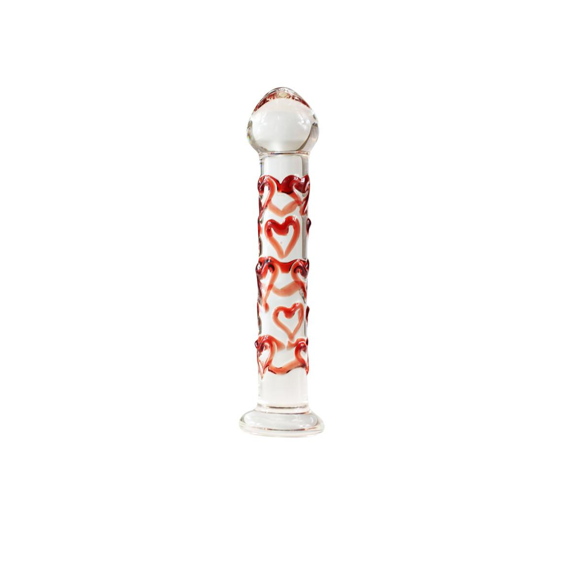 Dildo de vidrio vulcano